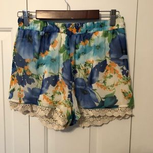 Floral shorts